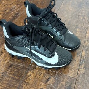 Nike Black and White Alpha cleats